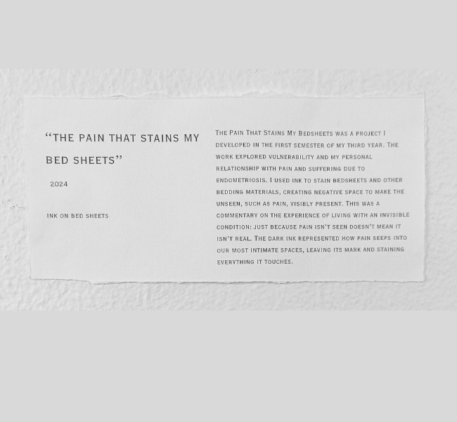 'The Pain That Stains My Bed Sheets'